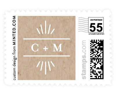 'Spruce (C)' wedding stamp