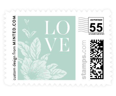 'Elegant Blooms (D)' stamp