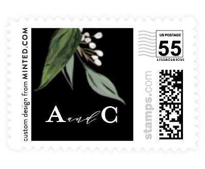 'Natures Greens' wedding stamp
