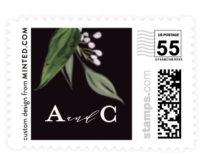 'Natures Greens (C)' stamp design