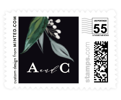 'Natures Greens (E)' wedding stamps