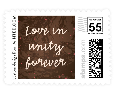 'Night In The Forest (D)' wedding postage
