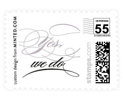 'Cordial Flourish (B)' stamp design