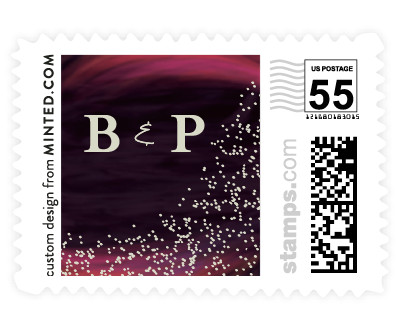 'Borealis (B)' wedding stamps