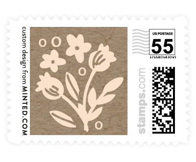 'Ampersand Floral (C)' postage