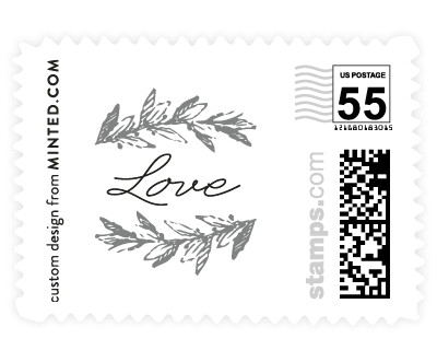 'Winter's Garden (C)' wedding stamps