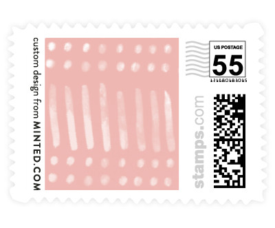 'Indigo Print (E)' wedding stamp