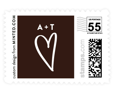 'Outline (C)' postage stamp