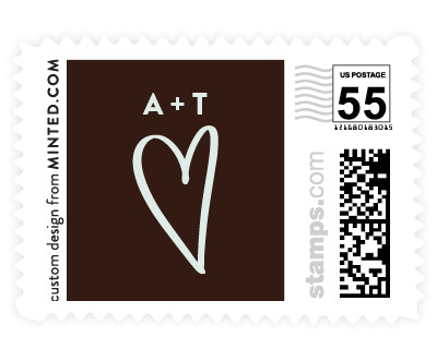 'Outline (H)' stamp design