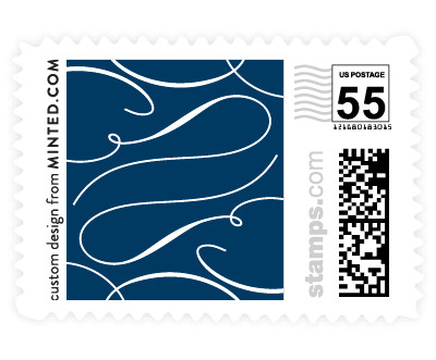 'Elegantly Flourished (B)' stamp design