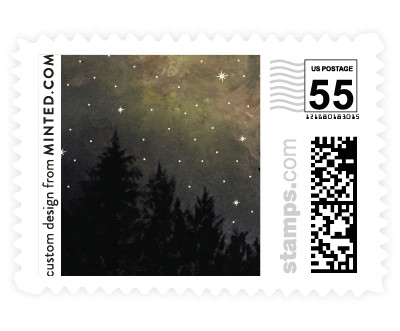 'Starry, Starry Night' wedding postage
