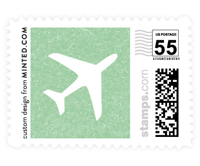 'Come Fly With Us (C)' stamp design