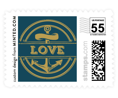 'Anchored' stamp design