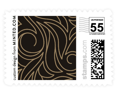 'Antique Lines' wedding stamp