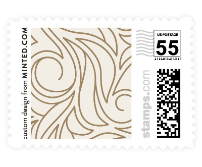 'Antique Lines (C)' stamp design