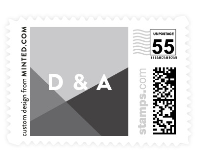 'Simply Abstract (D)' wedding stamps