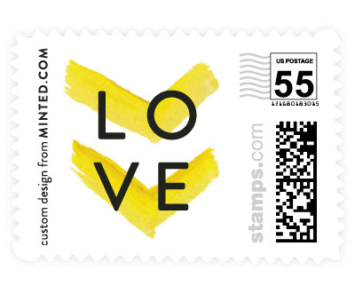 'Painted Chevrons' stamp