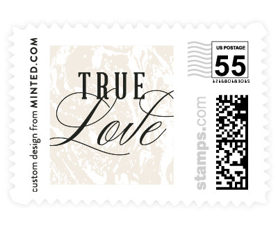 'Modern Marble (B)' wedding stamps