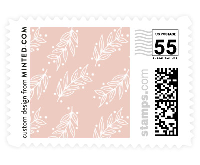 'Little Leaf' wedding stamp