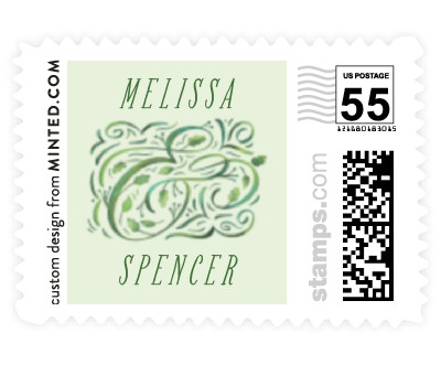 'Growing Ampersand (D)' wedding stamp