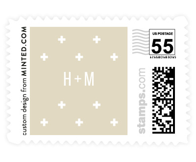 'Marquee (E)' wedding postage