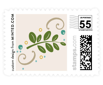 'Botanical' wedding stamps