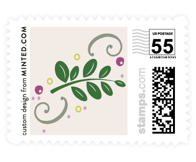 'Botanical (D)' postage stamp