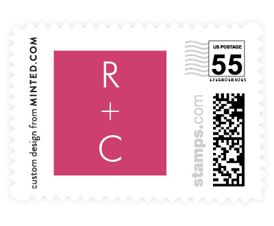 'This Is Happening (D)' wedding stamps