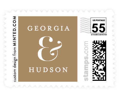'Stacked Serif (B)' postage