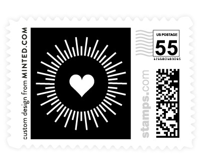 'Golden Glitz (C)' postage stamp