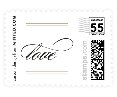'Lustre' wedding stamps