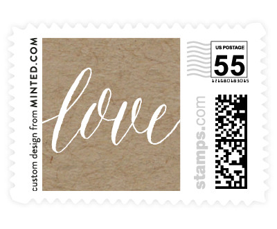 'A Sparkly Love (D)' postage stamp