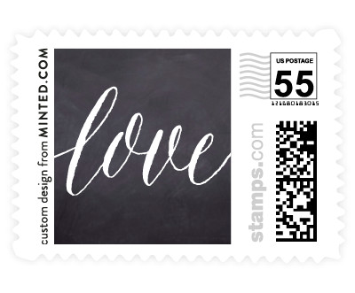 'A Sparkly Love (E)' stamp