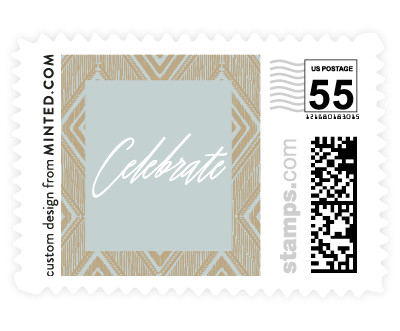 'Gilded Ikat (C)' postage stamps