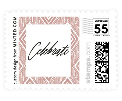 'Gilded Ikat (E)' postage