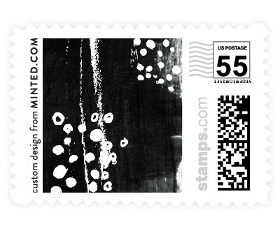 'Painted Canvas (C)' wedding stamp