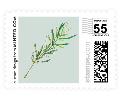 'Simple Sprigs (D)' stamp