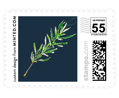 'Simple Sprigs (E)' wedding postage