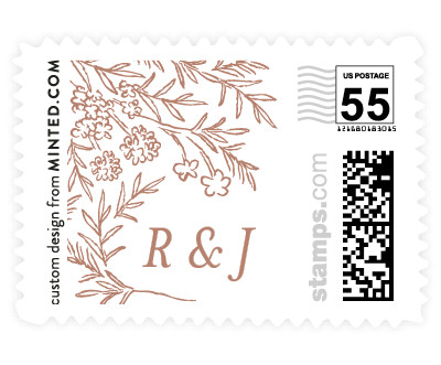 'Lacy Meadow Ovals (D)' postage