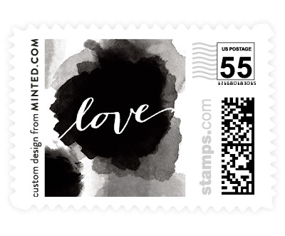'Inkblot' postage stamp