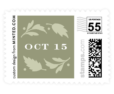 'Gilded Laurels (C)' wedding stamps