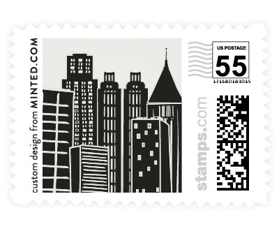 'Big City - Atlanta (D)' wedding stamp