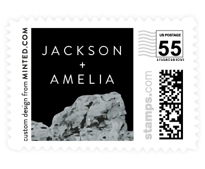 'Desert Rocks (B)' wedding postage