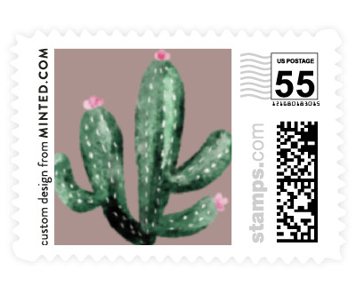 'Cacti (D)' stamp design