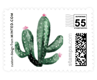 'Cacti (F)' wedding stamps