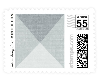 'Modern Angles (E)' wedding stamp
