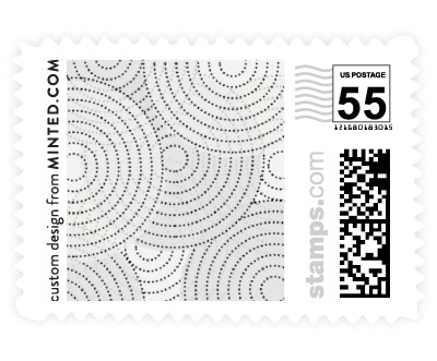 'Draped (B)' stamp design