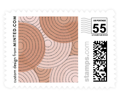 'Draped (D)' wedding stamps