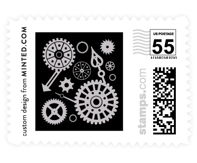 'Steampunk (C)' wedding postage