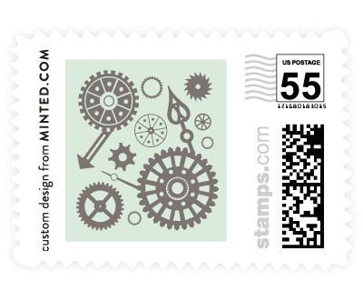 'Steampunk (F)' stamp design